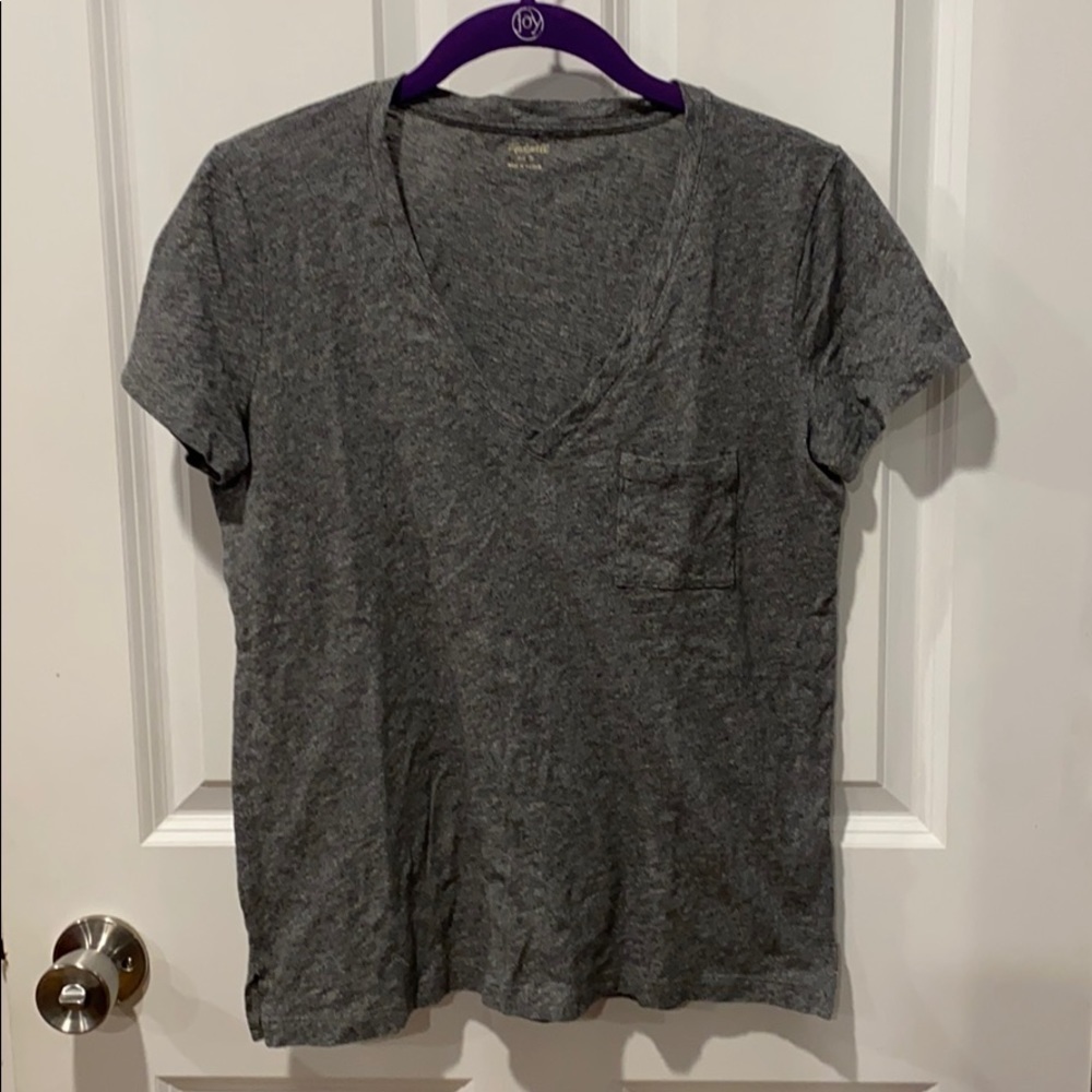 Madewell Classic V Neck Pocket Tee